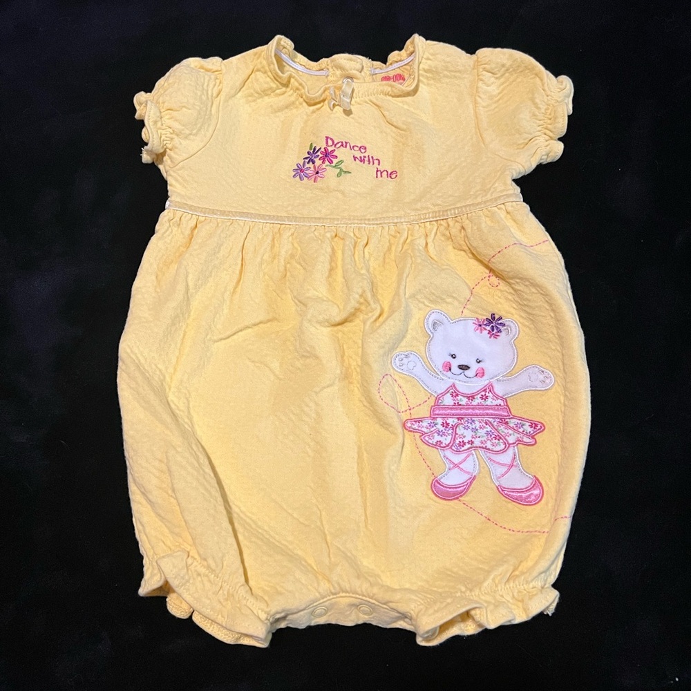 NWOT Yellow Romper